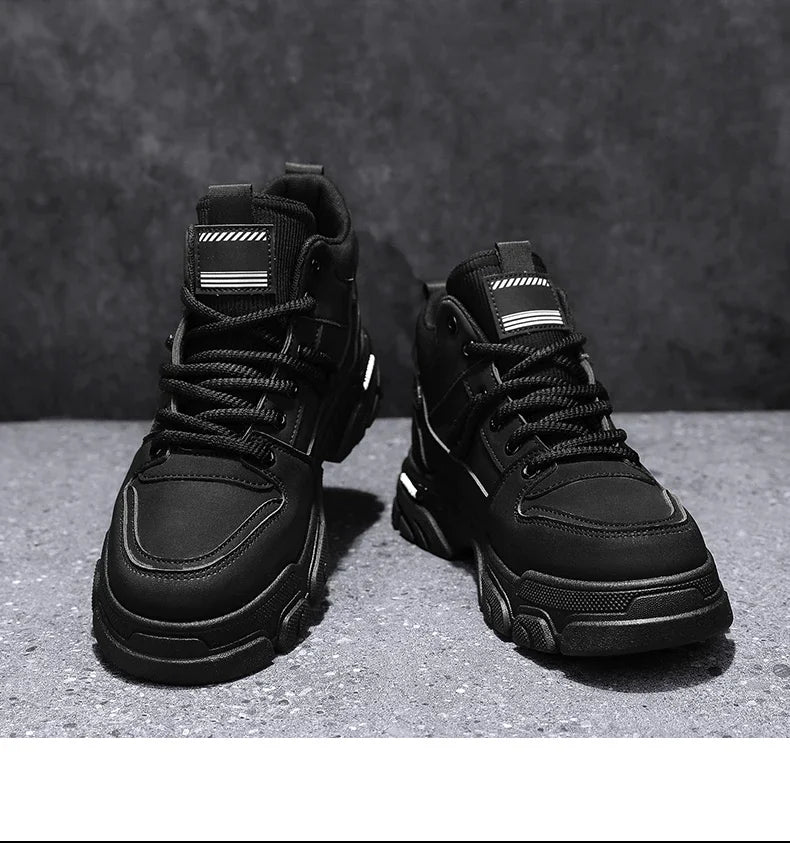 Bottes montantes Unky jaunes et noires 2026 pour hommes – Imperméables et résistantes à l'usure, idéales pour les adolescents du Golfe