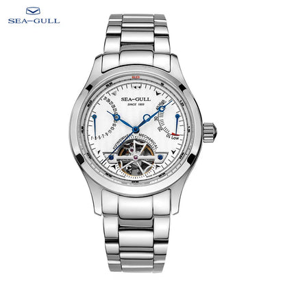 Seagull Flywheel Series Men's Watch Xidong Mechanical Watch 316L Precision Steel Band 39mm Business Watch Relojes Para Hombres