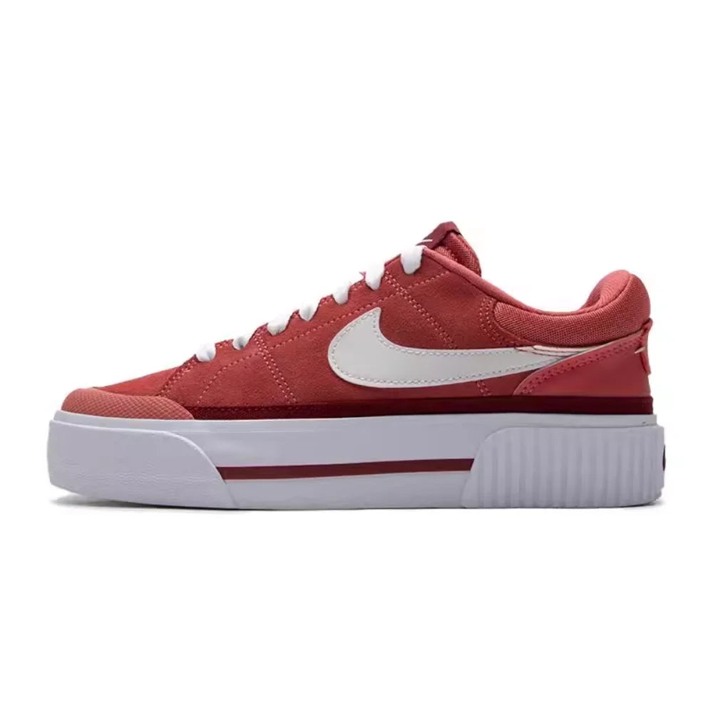 Nike Court Legacy Lift, diseño de suela elevada: antideslizante, amortiguación cómoda, zapatillas clásicas y duraderas DM7590-112