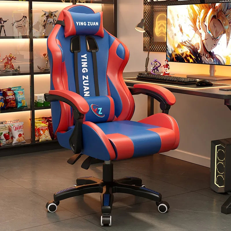 AOLIVIYA Modern Light Ergonomic Gaming Computer Chair Reclining For College Students Men Dormitory Home Office Study Room Seat