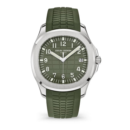 DIDUN Sport Men Automatic Mechanical Watches Sapphire Stainless Steel 10Bar Waterproof Clock