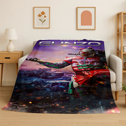 Call of Duty COD War Game Cartoon Flannel Blanket Soft Warm Throw Blanket for Bedroom Living Room Bed Travel Camping Picnic