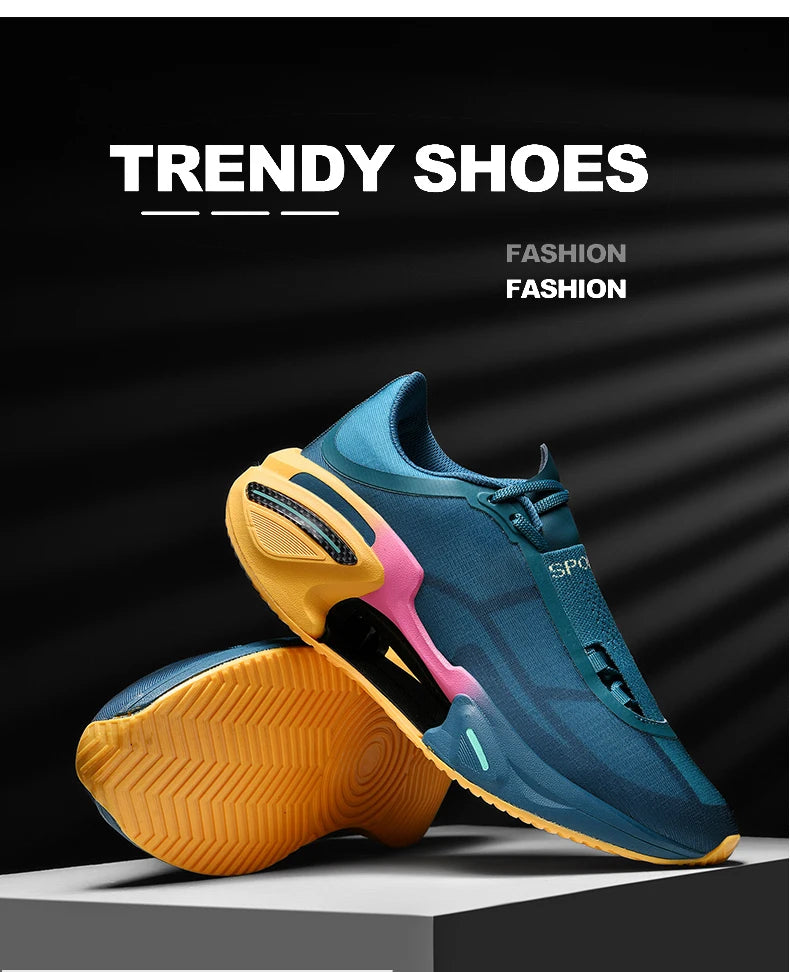 2026 New Men Sports Breathable Lightweight Comfortable Athletic Nonskid Sneakers Daily Leisure Shopping Walking Marathon Shoes