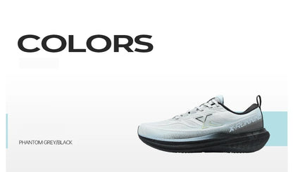 Xtep Running Shoes for Men 2025 Winter Trendy Shock Absorption Cushioning Non-Slip Comfortable Lace-Up Sneakers 875419110045