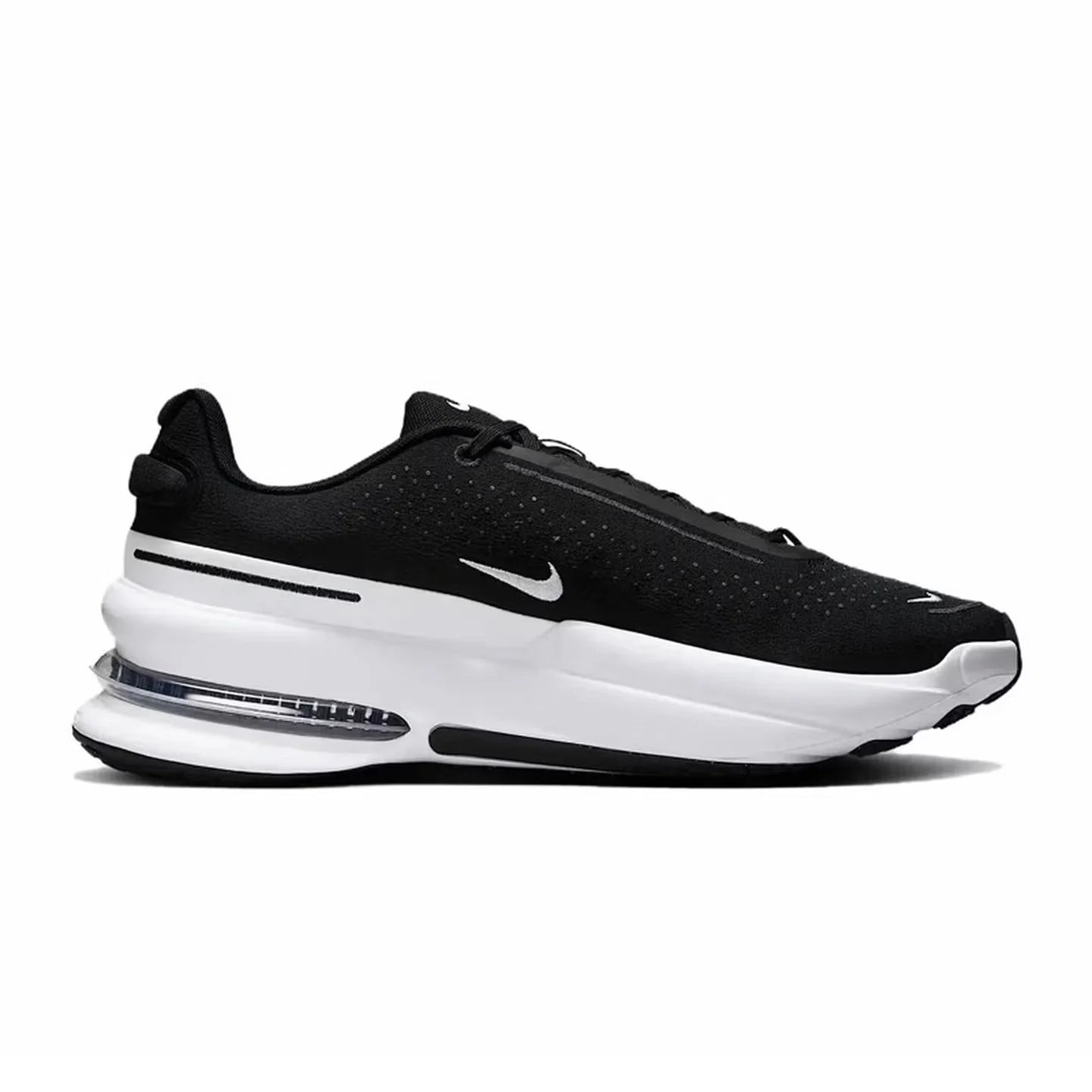 Zapatillas de caminar Nike Air Zoom Upturn SC cómodas y versátiles, con amortiguación, antideslizantes, duraderas, de caña baja, negras IB2746-004