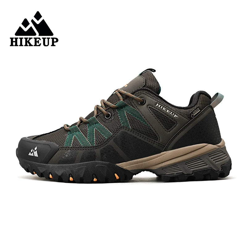 HIKEUP Sneakers traspiranti, ammortizzate e antiscivolo - Scarpe da trekking da uomo - Scarpe da corsa e trekking - Scarpe da montagna per attività all'aperto da uomo