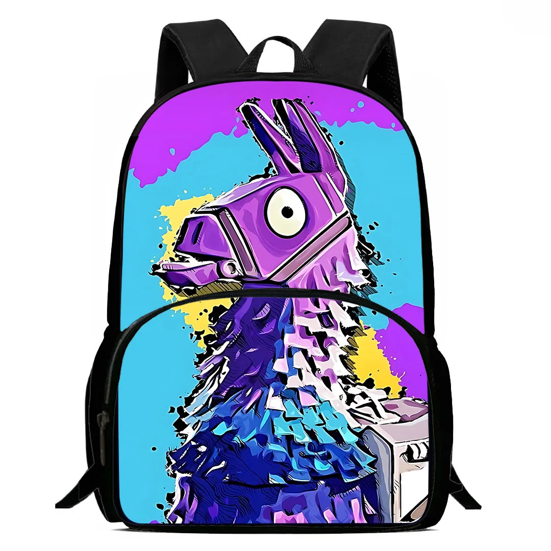Mochilas Infantis Classic Game FortniteS para Rapazes e Raparigas, Presente de Aniversário para Estudantes, Mochilas Escolares de Grande Capacidade, Duráveis para Campismo
