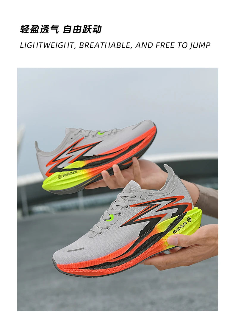 Pantofi de alergare Carbon Board Marathon pentru bărbați, sportivi, respirabili, ușori, pentru femei, confortabili, atletici, antiderapanti, casual