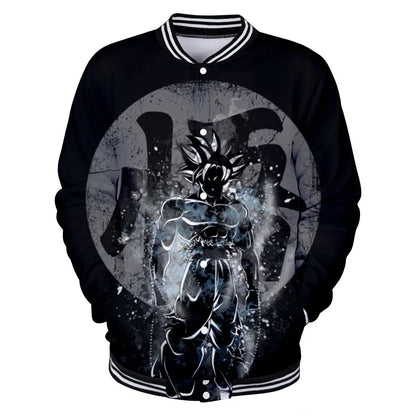 Dragon Ball Streetwear Baseball Uniform for Man Women Son Goku Adults Costumes Jackets Spring Fall Coat Cardigan Sweatshirt Gift