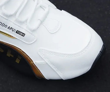 Sneakers da uomo in pelle PU impermeabili, scarpe sportive casual, scarpe da tennis leggere, traspiranti, piatte e antiscivolo, Zapatillas Hombre