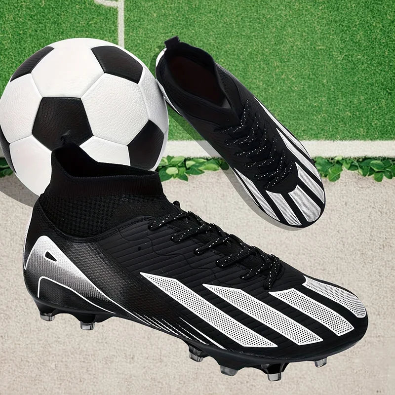 New Men's Football Boots Cleats Boys Ultralight Sport Soccer Shoes Adult Professional Non-Slip Comfortable Training Match Grass