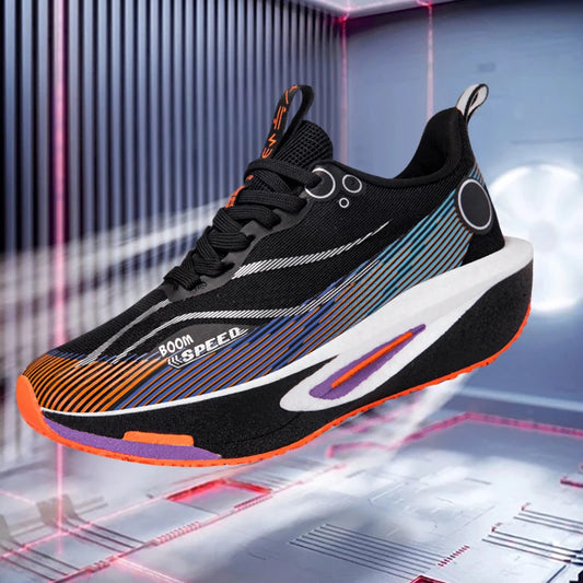 Men's Running Shoes Carbon Plate Professional Breathable Non-slip Cushioning Women's Casual Running Sports Shoes