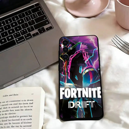 Game F-F-Fortnites Phone Case For Samsung S25,S24,S21,S22,S23,S30,Ultra,S20,Plus,Fe,Lite,Note,10,Black Cover