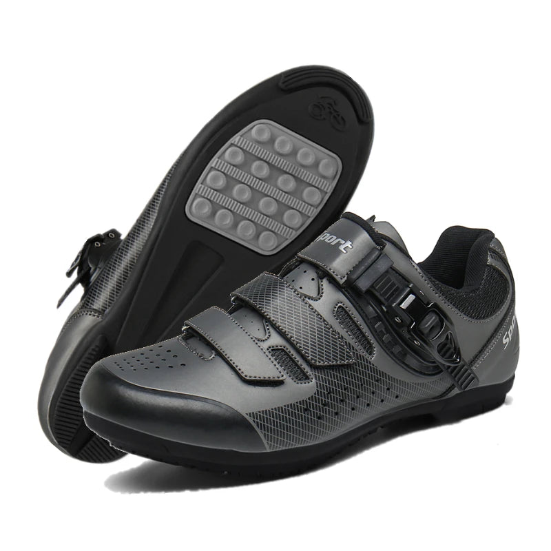 Pantofi de ciclism pentru bărbați fără crampoane, pantofi MTB pentru pedale plate, pantofi de viteză din cauciuc antiderapant pentru biciclete de șosea, adidași de curse pentru femei pentru biciclete montane