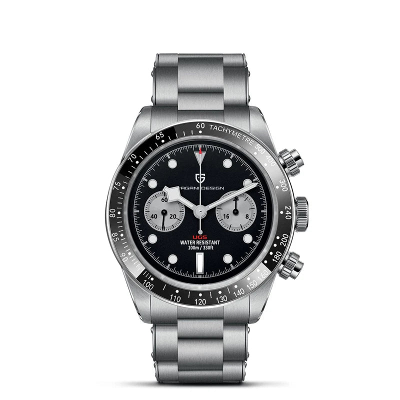 PAGANI DESIGN New Panda Men's Watches Top Luxury Quartz Wristwatches Chronograph Watch Man 2026 Gift AR Sapphire Ceramic Bezel
