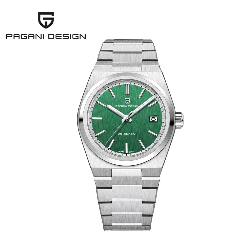 Pagani Design Men's Fashion Automatic Mechanical Watch Miyota8215 Luxury Sapphire AR Coated Stainless Steel Waterproof