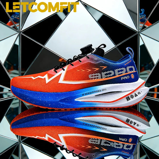 Casual Running Shoes for Men, Marathon Sports Carbon Plate, Breathable, Lightweight, Comfortable Women's Athletic Non-Slip Sneakers 2026