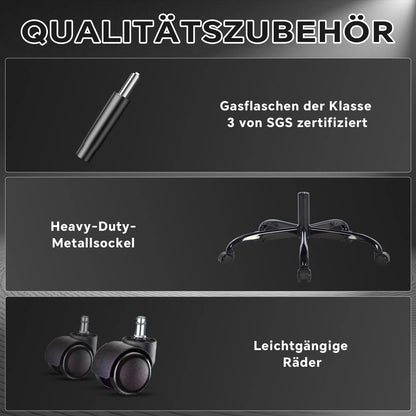 Gaming Chair with Footrest Gamer Chairs Ergonomic with Lumbar Cushion Headrest Gaming Chair Height Adjustable Computer Chair