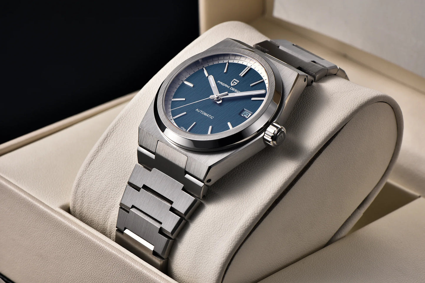 Pagani Design Men's Fashion Automatic Mechanical Watch Miyota8215 Luxury Sapphire AR Coated Stainless Steel Waterproof