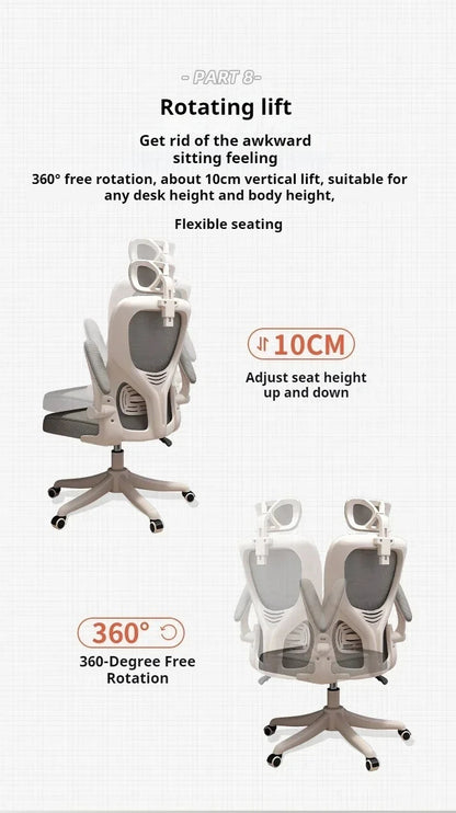 Recliner Computer Chair Ergonomic Lounge Comfy Living Room Accent Office Chair Gaming Mobile Desk Chair Furniture