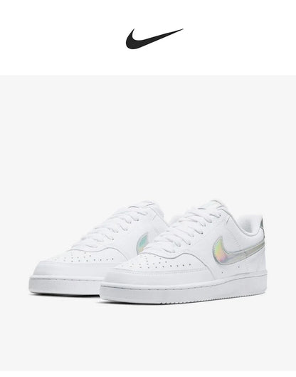 Nike Genuine COURT VISION Damen-Low-Top-Freizeit-Skateschuhe CW5596-100