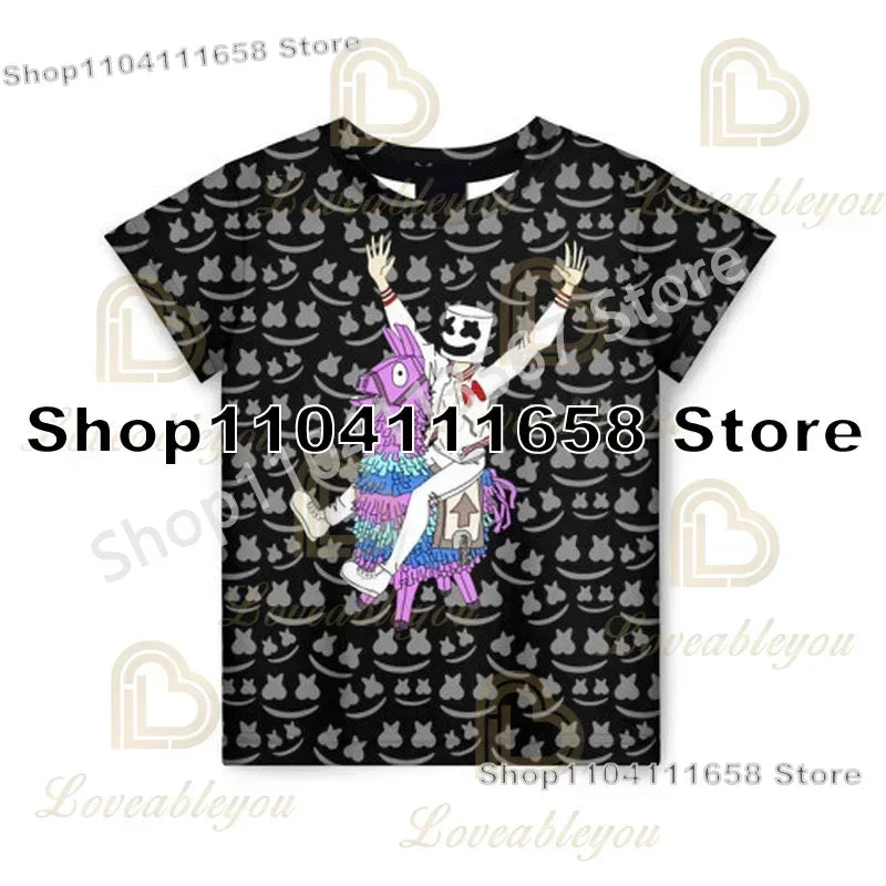 Birthday Gifts 3D Print Banana Peely Team Leader Bear F-Fortnite T Shirt T-shirt Men's Tee Battle Royale Game Summer Tops