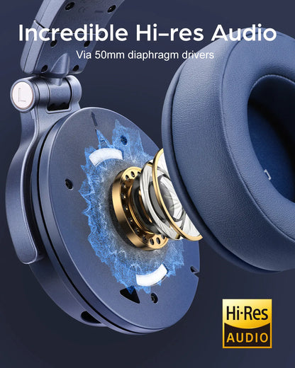 Oneodio Monitor 60 Wired HiFi Headphones Professional Studio DJ Headphones Stereo Over Ear Headset With Hi-Res Audio Microphone