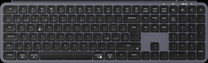 Teclado inalámbrico ultrafino Keychron B6 Pro con distribución ISO, tamaño completo, portátil y ligero, conexiones 2.4GHz y Bluetooth