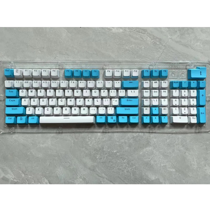 106 Keys Grey Red Keycaps PBT Specials Keycap Backlit Two-Color Key Caps For MX Switch 61/87/104 Mechanical Keyboard