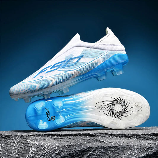 New Men's Soccer Shoes Match Indoor Hot-Selling Outdoor Football Boots Grass Cleats High-Top Futsal Sneakers Non-Slip High-Quality