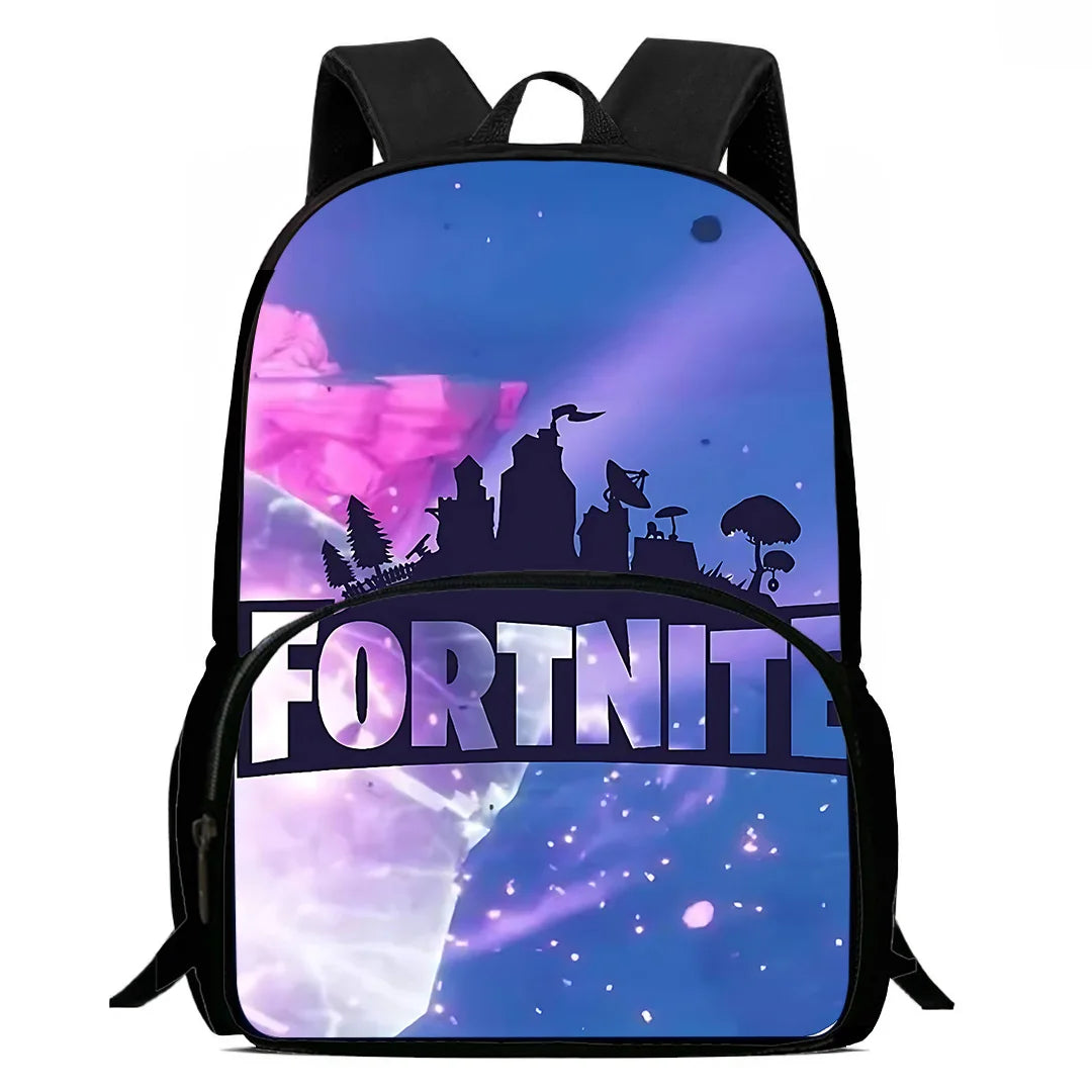 Mochilas Infantis Classic Game FortniteS para Rapazes e Raparigas, Presente de Aniversário para Estudantes, Mochilas Escolares de Grande Capacidade, Duráveis para Campismo