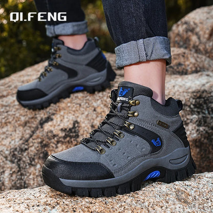 Outdoor-trekkingschoenen herfst/winter heren waterdichte wandelschoenen bergschoenen echt leer bosjacht tactische schoenen