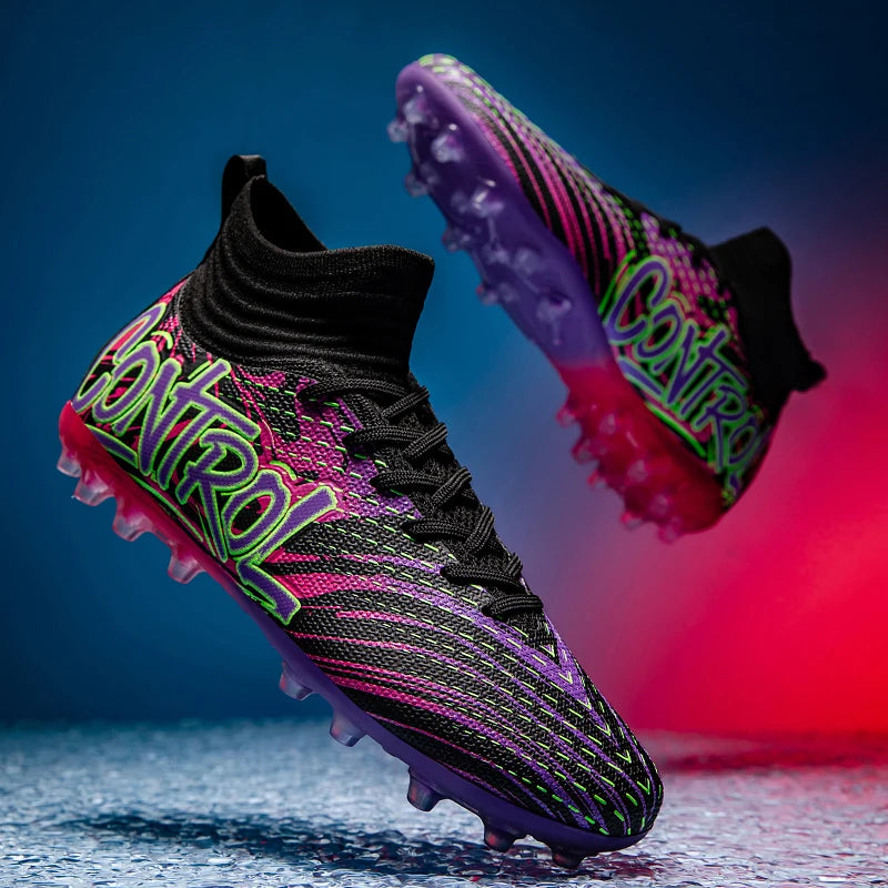Uomo Donna Scarpe da calcio Scarpe da calcio per esterni Scarpe da calcio antiscivolo per campi da calcio Scarpe da futsal ultraleggere Scarpe da calcio con tacchetti TF/FG