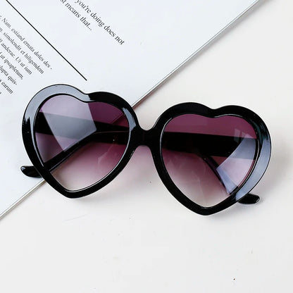 New Kids Cartoon Heart Sunflower Fruit Rabbit Ears Sunglasses Girls Boy Children Outdoor Round Polarized UV400 Sun Glasses
