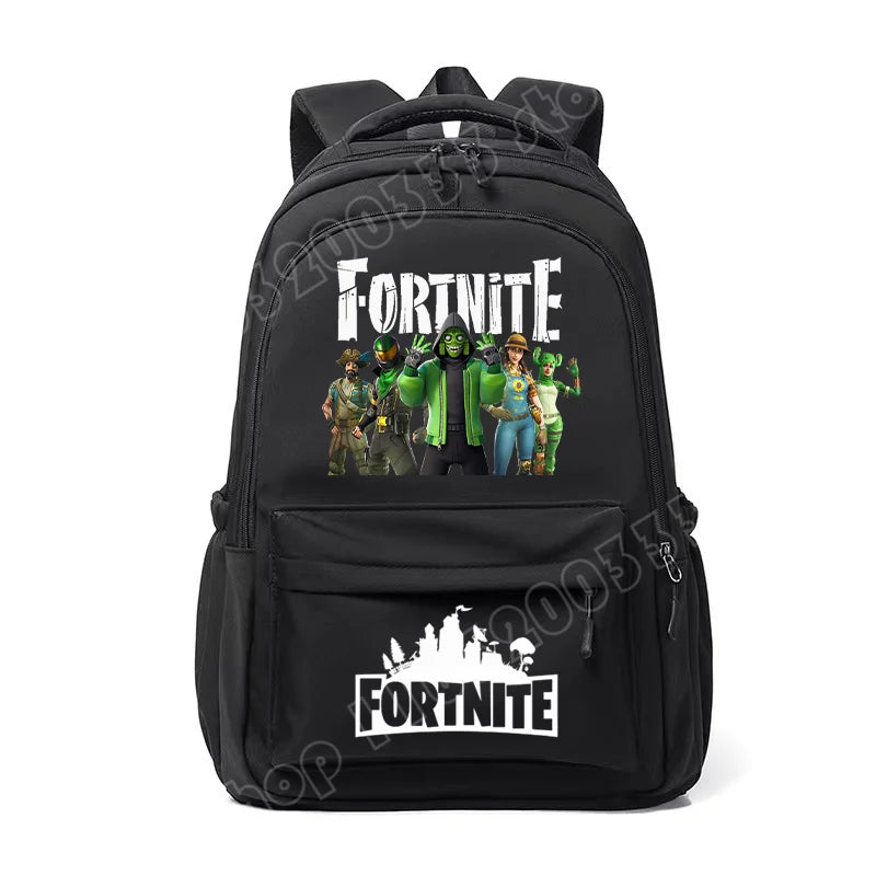Fortnites Kids Backpack Portable Large Capacity Student Schoolbag Cartoon Printed Shoulder Bag School Supplies for Boys Gift