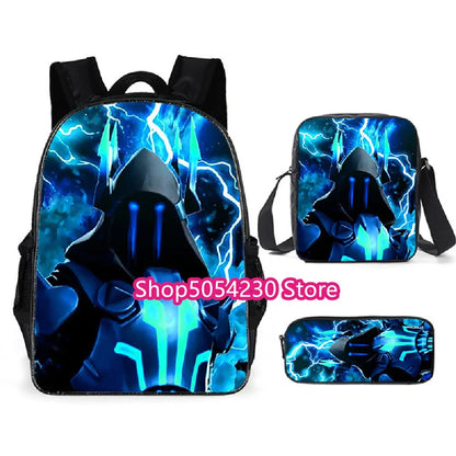 Fortnited 3-teiliges Rucksack-Set für Jungen – Victory Game, 16 Zoll, wasserabweisender Vorschul-Rucksack, cooler Grundschulrucksack
