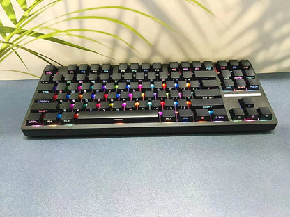 Teclas retroiluminadas con grabado lateral de 131 teclas para teclado mecánico con interruptores Cherry MX, perfil OEM, keycaps ABS personalizadas DIY