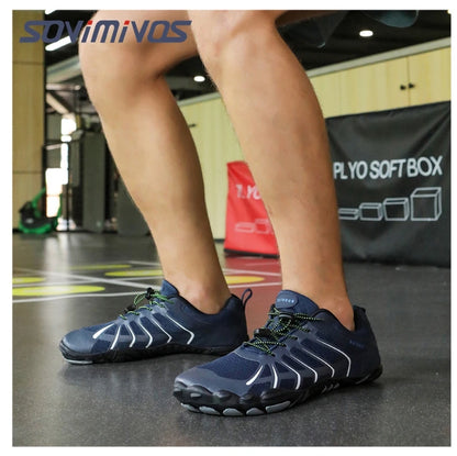 Men's Trail Running Shoes, Lightweight Athletic Zero Drop Barefoot Shoes Non Slip Outdoor Walking Minimalist Shoes for Women