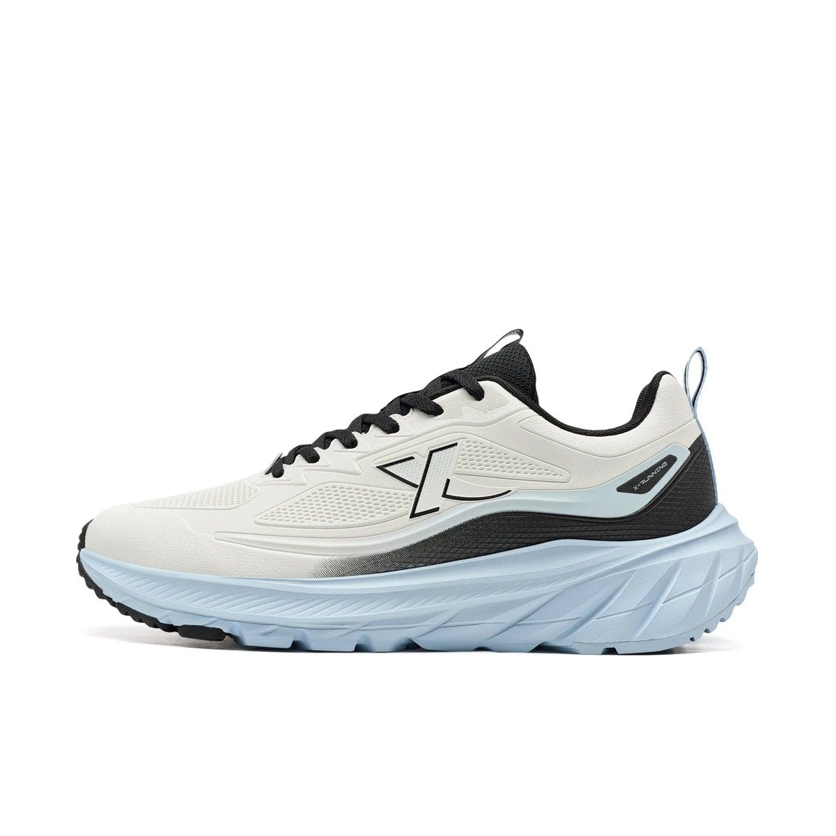 Xtep Men's Running Shoes Lightweight Breathable Shock Absorption Wear-Resistant Durable Cushioned Sneakers 875419110002