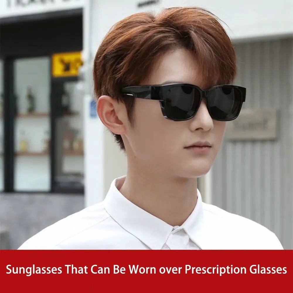 for Driving Riding That Can Be Worn over Other Glasses Fit Over Glasses Sunglasses Wrap Around Square Shades Polarized