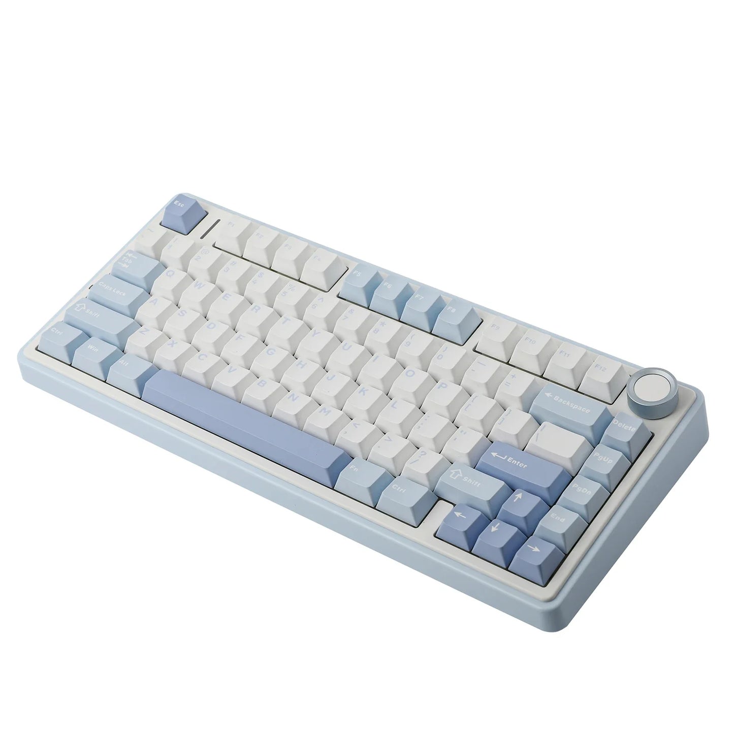 The New Hot-Selling EPOMAKER x AULA F75 75% ANSI Hot-Swappable Washer Bluetooth 5.0/2.4G Wireless/wired Mechanical Keyboard PBT