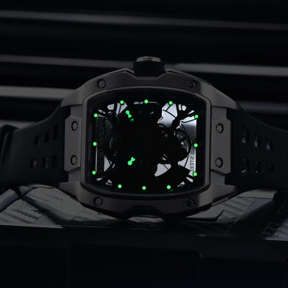 PAGANI DESIGN 2026 42MM New Alien Hollow Back Transparent Movement Luxury Men Watch Sapphire Glass Automatic Men Watches For Men