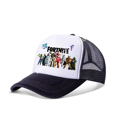 Fortnites Baseball Caps for Adult Boys Girls Cute Cartoon Summer Breathable Mesh Hat Anime Sunbonnet Headgear New Birthday Gifts