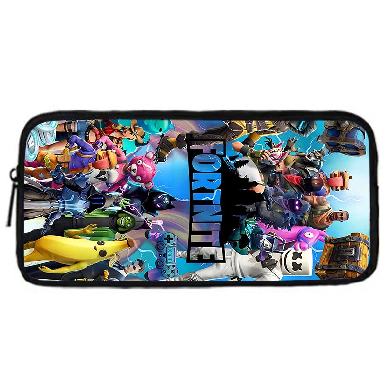 Hot Game Child School Backpack with Lunch Bags, Design-F-FortniteS Pencil Bags, School Bags for Boys Girls Best Gift