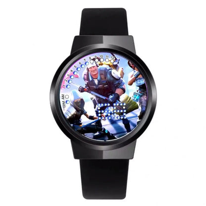 Fortnite Watch Cute Fashion Cartoon Personalized Kawaii Touch Night Light LED Student Electronic Watch Gift for Friends