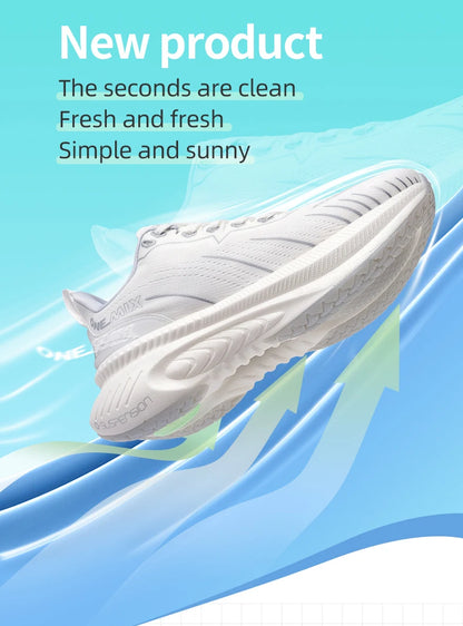ONEMIX New Top Cushioning Running Shoes for Men Athletic Training Sport Shoes Outdoor Non-Slip Wear-Resistant Sneakers for Men