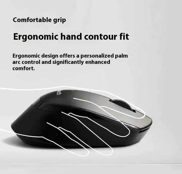 Logitech M330 Professionelle Büromaus, kompakt, leise, leicht zu transportieren, angenehm in der Handhabung und speziell entwickelt1