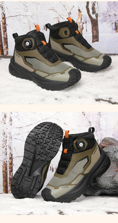 CAMSSOO Hiking Shoes Men Snow boots Outdoor Sports Climbing Shoes women Trekking Sneakers ankle boots hunting shoes travel boots