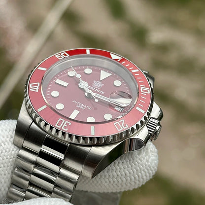Steeldive New Watch SD1953C Water Ghost Diver Watch Men 300M Waterproof Sapphire Glass Ceramic Bezel NH35 Automatic Men Dive Wat