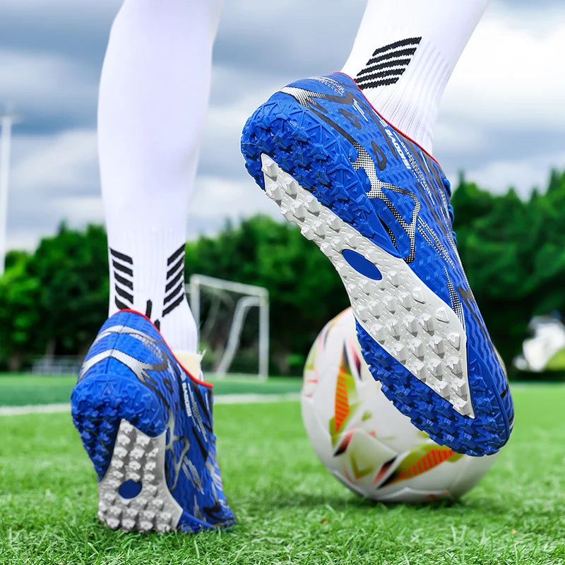 Moški nogometni čevlji, športni trening, nogometni čevlji, mehki, ultralahki, dihalni, profesionalni športni copati, unisex, čevlji s špicami za travo, za tekmo